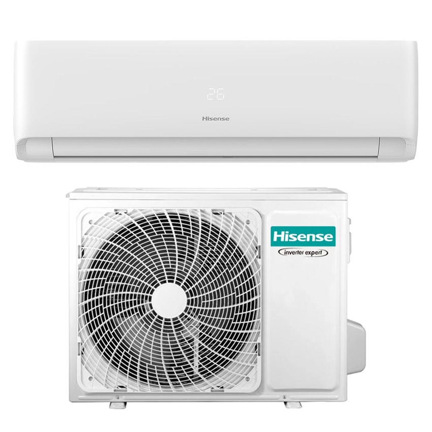 Immagine di Hisense ECOSENSE Climatizzatore a parete monosplit inverter Wi-Fi | unità esterna 5 kW unità interna 18000 BTU KF50BS01G+AS50BS01W
