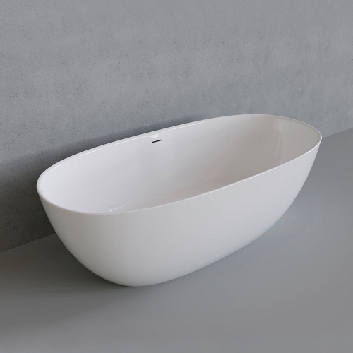 Immagine di Flaminia APP TUB vasca freestanding 170 cm, con troppopieno, colore argilla finitura opaco AP170VARG