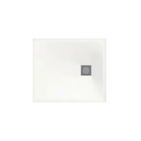 Immagine di Flaminia CM3 piatto doccia rettangolare L.90 P.70 cm, da appoggio o incasso filo pavimento, in ceramica, colore bianco finitura opaco C7090PBM