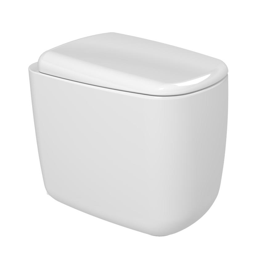 Immagine di Flaminia MONÒ PLUS vaso back to wall con scarico S/P e sistema gosilent®, colore bianco finitura lucido MN117RS