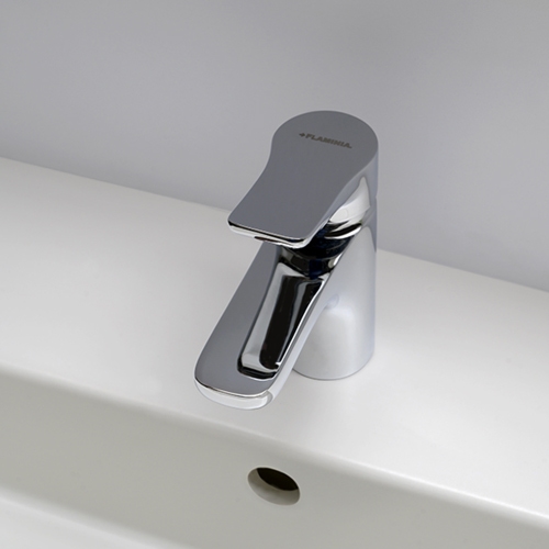 Immagine di Flaminia APP miscelatore monocomando per lavabo, con scarico, finitura cromo AP221