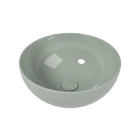Immagine di Flaminia APP 40 lavabo rotondo da appoggio 40 cm, colore verde giada finitura lucido AP40AVG
