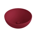 Immagine di Flaminia APP 40 lavabo rotondo da appoggio 40 cm, colore rosso rubens finitura opaco AP40ARRU