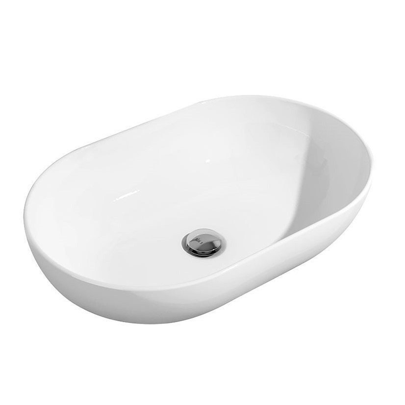 Immagine di Flaminia APP 62 lavabo da appoggio 62 cm, colore bianco finitura lucido AP62A