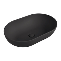 Immagine di Flaminia APP 62 lavabo da appoggio 62 cm, colore carbone finitura opaco AP62ACAR