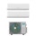Hisense Ecosense R32 Climatizzatore a parete dual split inverter Wi-Fi bianco | unità esterna 5 kW unità interne 7000+7000 BTU 2AMW52U4RXC+KF[20|20]MR01G