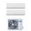 Immagine di Hisense Ecosense R32 Climatizzatore a parete dual split inverter Wi-Fi bianco | unità esterna 6.3 kW unità interne 12000+12000 BTU 3AMW62U4RJC+KF[35|35]XR01G