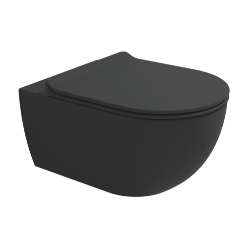 Immagine di Flaminia APP vaso sospeso con sistema goclean®, senza sedile, colore carbone finitura opaco AP118GCAR