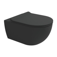 Immagine di Flaminia APP vaso sospeso con sistema goclean®, senza sedile, con erogatore bidet, colore carbone finitura opaco AP118GECAR