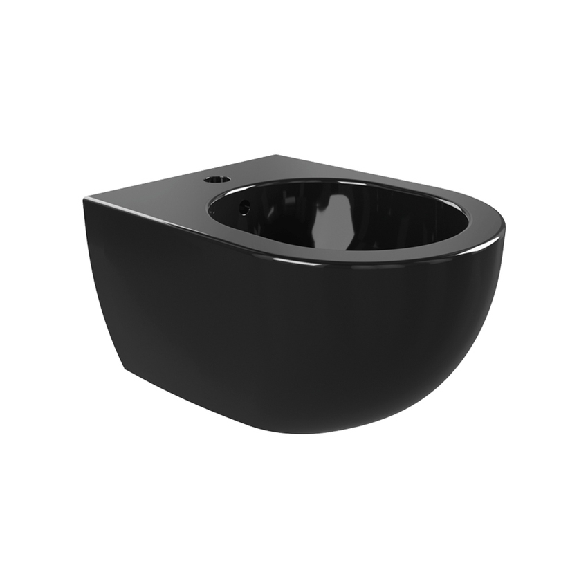 Immagine di Flaminia MINIAPP bidet sospeso monoforo, colore nero finitura lucido AP219NER