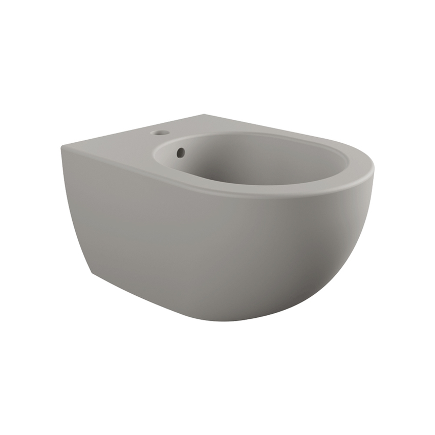 Immagine di Flaminia MINIAPP bidet sospeso monoforo, colore cenere finitura opaco AP219CEN