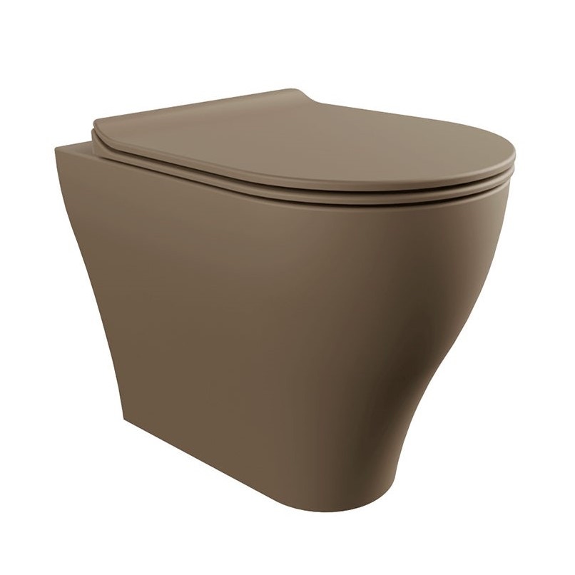 Immagine di Flaminia APP vaso back to wall con sistema goclean®, senza sedile, colore fango finitura opaco AP117GFAN