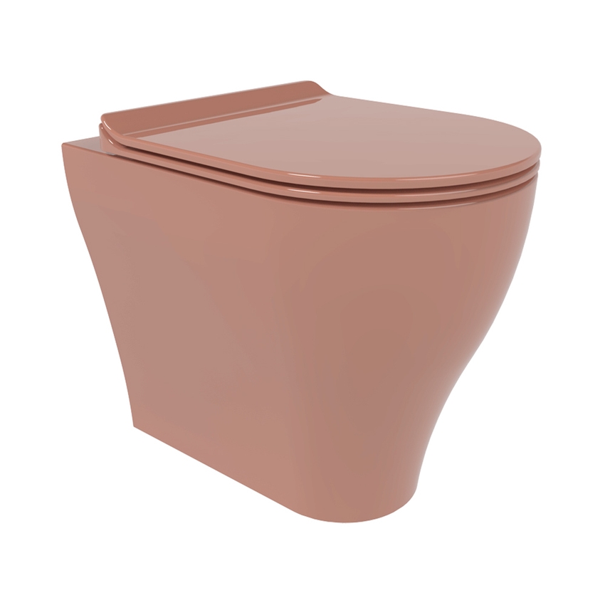 Immagine di Flaminia APP vaso back to wall con sistema goclean®, senza sedile, colore terracotta finitura lucido AP117GTC