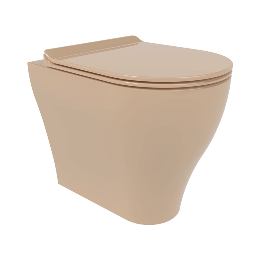 Immagine di Flaminia APP vaso back to wall con sistema goclean®, senza sedile, colore avana finitura lucido AP117GAV