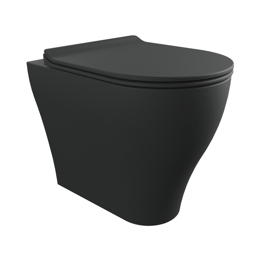 Immagine di Flaminia APP vaso back to wall con sistema goclean®, senza sedile, colore carbone finitura opaco AP117GCAR