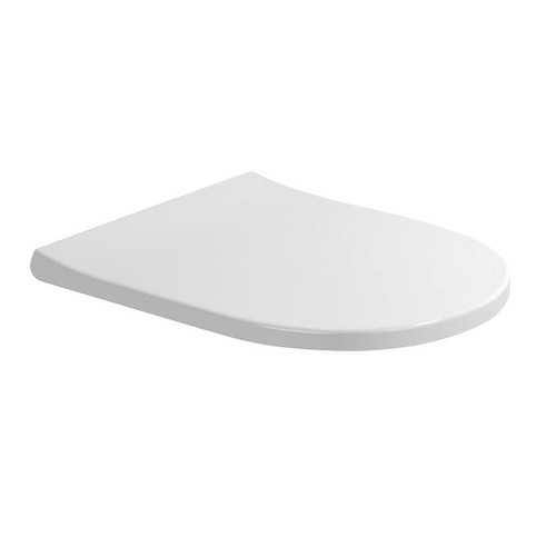 Immagine di Flaminia QUICK set sanitari monoblocco, vaso con scarico S/P, cassetta di scarico e batteria di scarico doppio flusso, coprivaso avvolgente con discesa rallentata, bidet monoforo con troppopieno, colore bianco finitura lucido QK116+QK217+QK39+QKCW07