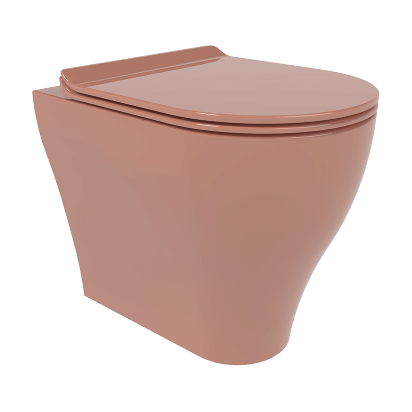Immagine di Flaminia APP PLUS vaso back to wall con sistema goclean®, senza sedile, colore terracotta finitura lucido AP117RGTC