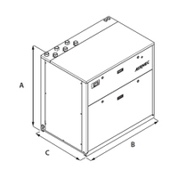 Immagine di Aermec WRL Pompa di calore condensata ad acqua reversibile lato acqua, con l'accumulo lato impianto, monofase WRL031°°A°°°°°M