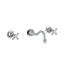 Immagine di Bellosta EDWARD gruppo lavabo da parete, senza scarico e senza corpo incasso, finitura cromo 01-0805/3/C/E