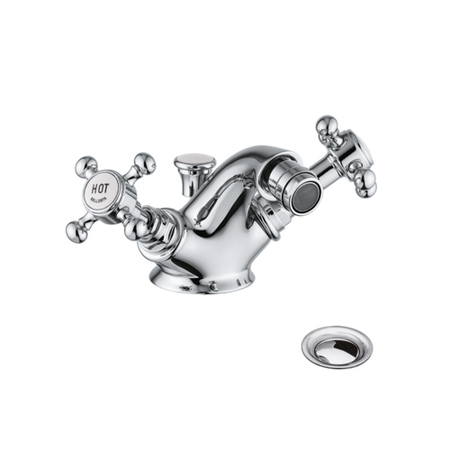 Immagine di Bellosta EDWARD gruppo bidet monoforo, con scarico, finitura cromo 01-0807/2/C