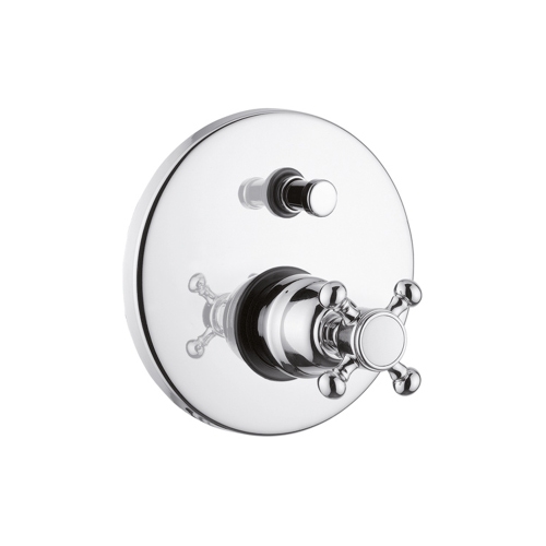 Immagine di Bellosta EDWARD miscelatore ad incasso per doccia, senza corpo incasso, con deviatore automatico 2 uscite, finitura cromo 01-0800/M/E