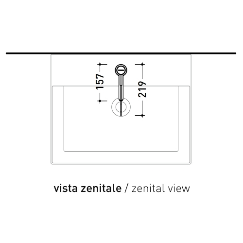 Immagine di Flaminia STIL miscelatore monocomando H.16 cm, per lavabo, con leva clinica, senza scarico, finitura acciaio spazzolato ST3050DACC