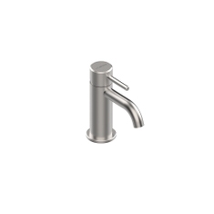 Immagine di Flaminia STIL miscelatore monocomando H.16 cm, per lavabo, senza scarico, finitura acciaio spazzolato ST3050ACC