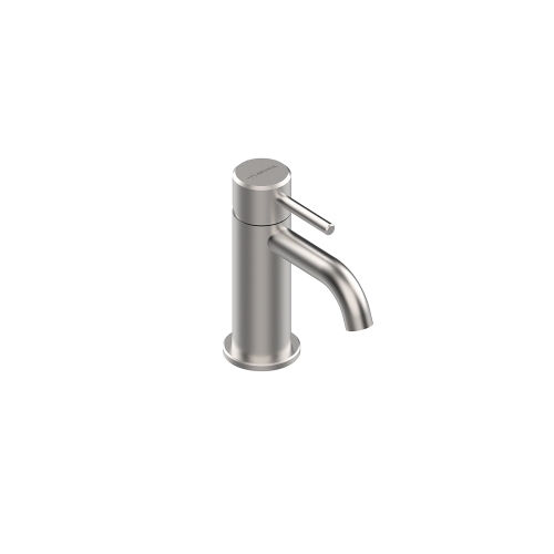 Immagine di Flaminia STIL miscelatore monocomando H.16 cm, per lavabo, senza scarico, finitura acciaio spazzolato ST3050ACC