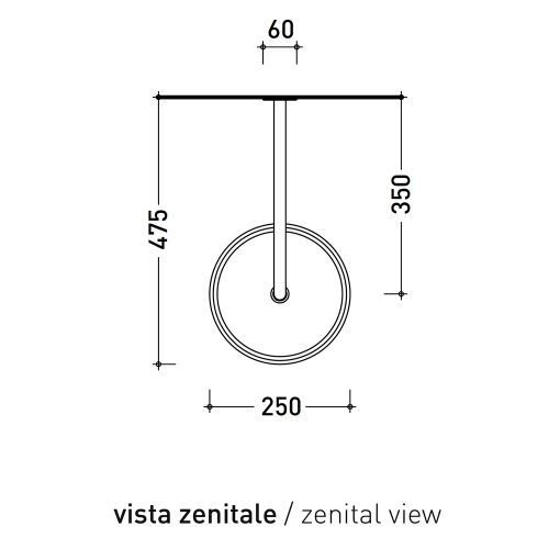 Immagine di Flaminia STIL soffione doccia rotondo Ø 25 cm, con braccio doccia a parete, finitura acciaio spazzolato ST2084ACC