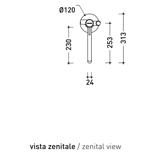 Immagine di Flaminia STIL miscelatore monocomando freestanding H.96 cm, per vasca, con deviatore, corpo incasso incluso, finitura acciaio spazzolato ST2580ACC