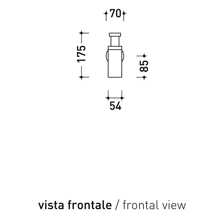 Immagine di Flaminia STIL sifone per lavabo 1 1/4", finitura acciaio spazzolato STSIFLXACC