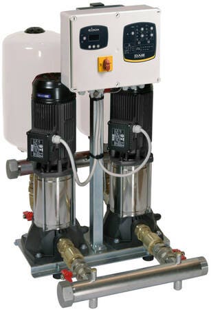 Immagine di Dab Pumps 2KVC 45/80 T 400-50 gruppo di pressurizzazione con 2 pompe centrifughe multistadio verticali, con quadro EBox D con display 60179972