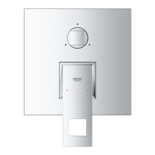 Immagine di Grohe EUROCUBE miscelatore monocomando doccia, 3 vie, con deviatore, finitura cromo 24094000