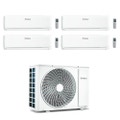 Immagine di Vaillant climaVAIR pro R32 Climatizzatore a parete quadri split inverter Wi-Fi bianco | unità esterna 12.1 kW unità interne 7000+7000+22000+22000 BTU VAM 1-120 A5NO+VAIB 1-0[20|20|65|65] WNI