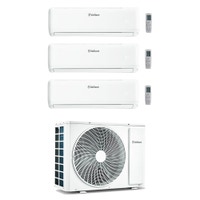 Immagine di Vaillant climaVAIR pro R32 Climatizzatore a parete trial split inverter Wi-Fi bianco | unità esterna 12.1 kW unità interne 7000+7000+7000 BTU VAM 1-120 A5NO+VAIB 1-0[20|20|20] WNI