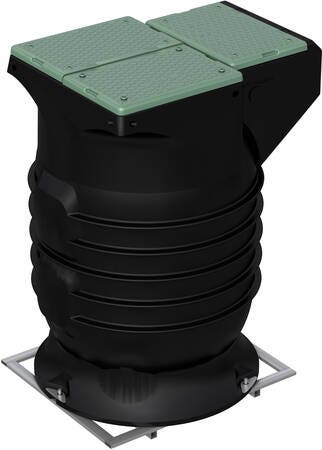 Immagine di Dab Pumps FEKAFOS MAXI 1200 - DN 50 stazione di sollevamento per due pompe 1200 litri versione con camera a valvole, griglia di filtraggio e griglia anti intrusione 60190415