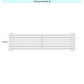 Immagine di Irsap ARPA 12 ORIZZONTALE Radiatore 8 elementi L.122 P.4 H.14,8 cm, colore bianco standard finitura lucido Cod.01 A1212200801IR01H01