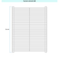 Immagine di Irsap ARPA 12 ORIZZONTALE Radiatore 40 elementi L.92 P.4 H.72,4 cm, colore bianco standard finitura lucido Cod.01 A1209204001IR01H01