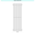 Immagine di Irsap ARPA 12 VERTICALE Radiatore 10 elementi L.18,4 P.4 H.75 cm, colore bianco standard finitura lucido Cod.01 A1207501001IR01A01