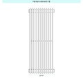 Immagine di Irsap ARPA 12 VERTICALE Radiatore 12 elementi L.22 P.4 H.122 cm, colore bianco standard finitura lucido Cod.01 A1212201201IR01A01