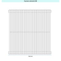 Immagine di Irsap ARPA 12 VERTICALE Radiatore 30 elementi L.54,4 P.4 H.182 cm, colore ghiaccio finitura opaco Cod.3P A121820303PIR01A01