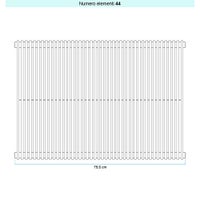 Immagine di Irsap ARPA 12 VERTICALE Radiatore 44 elementi L.79,6 P.4 H.202 cm, colore bianco finitura opaco Cod.J8 A12202044J8IR01A01