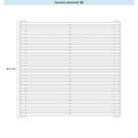 Immagine di Irsap ARPA 12_2 ORIZZONTALE Radiatore 30 elementi L.87 P.5 H.54,4 cm, colore bianco finitura opaco Cod.J8 A22087030J8IR01H01