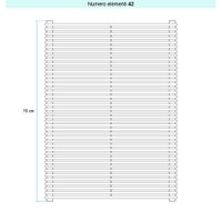 Immagine di Irsap ARPA 12_2 ORIZZONTALE Radiatore 42 elementi L.122 P.5 H.76 cm, colore bianco standard finitura lucido Cod.01 A2212204201IR01H01
