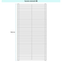 Immagine di Irsap ARPA 12_2 ORIZZONTALE Radiatore 58 elementi L.75 P.5 H.104,8 cm, colore bianco standard finitura lucido Cod.01 A2207505801IR01H01