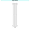 Immagine di Irsap ARPA 12_2 VERTICALE Radiatore 6 elementi L.11,2 P.5 H.222 cm, colore bianco standard finitura lucido Cod.01 A2222200601IR01A01