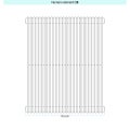 Immagine di Irsap ARPA 12_2 VERTICALE Radiatore 26 elementi L.47,2 P.5 H.182 cm, colore nero ral 9005 finitura lucido Cod.10 A2218202610IR01A01