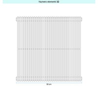Immagine di Irsap ARPA 12_2 VERTICALE Radiatore 32 elementi L.58 P.5 H.182 cm, colore bianco finitura opaco Cod.J8 A22182032J8IR01A01