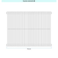 Immagine di Irsap ARPA 12_2 VERTICALE Radiatore 40 elementi L.72,4 P.5 H.92 cm, colore bianco standard finitura lucido Cod.01 A2209204001IR01A01