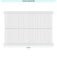 Immagine di Irsap ARPA 12_2 VERTICALE Radiatore 44 elementi L.79,6 P.5 H.67 cm, colore bianco standard finitura lucido Cod.01 A2206704401IR01A01